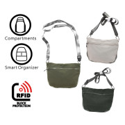 細斜肩袋(可防止資料讀取) RFID PROTECT