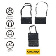 中性細斜肩袋 - CORDURA ® 抗撕裂、耐磨、輕盈、抗水